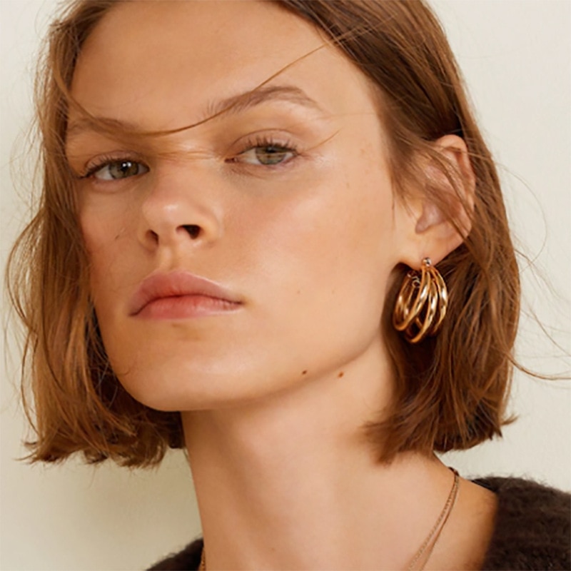 Women's Large Geometric Earrings Women's Large Geometric Earrings