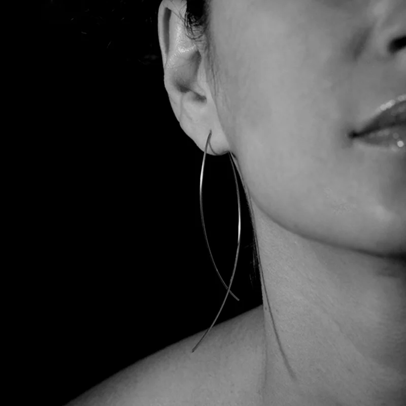 Women's Curl Hoop Earrings