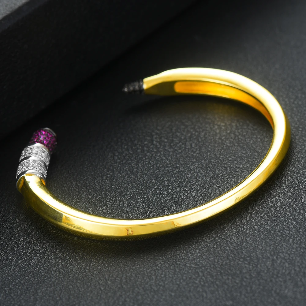 GODKI Trendy Pencil Designs Bangle Cuff For Women Wedding Full Cubic Zircon Crystal CZ Dubai Silver Color Party Bracelet 2026 GODKI Trendy Pencil Designs Bangle Cuff For Women Wedding Full Cubic Zircon Crystal CZ Dubai Silver Color Party Bracelet 2026