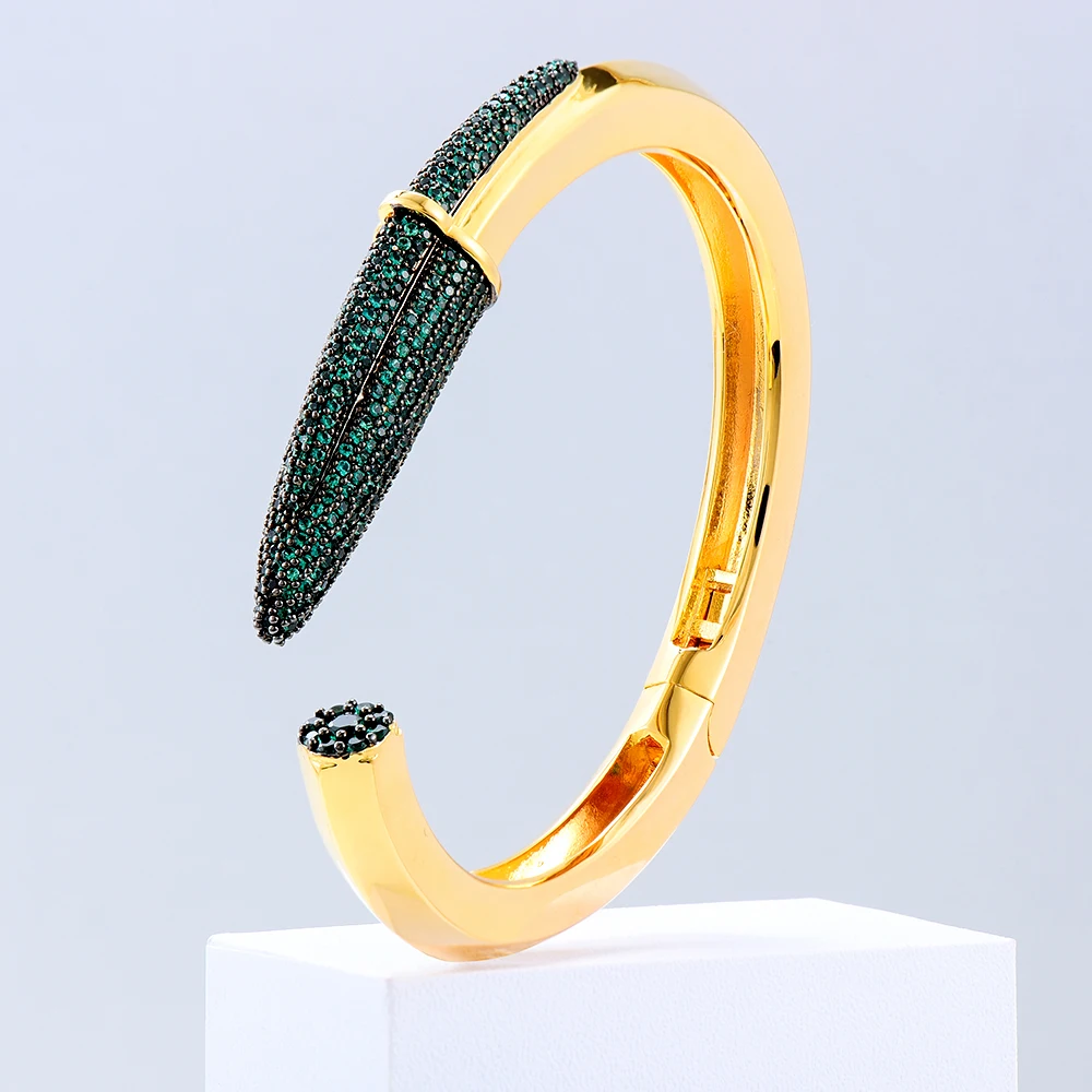 GODKI Trendy Pencil Designs Bangle Cuff For Women Wedding Full Cubic Zircon Crystal CZ Dubai Silver Color Party Bracelet 2026 GODKI Trendy Pencil Designs Bangle Cuff For Women Wedding Full Cubic Zircon Crystal CZ Dubai Silver Color Party Bracelet 2026