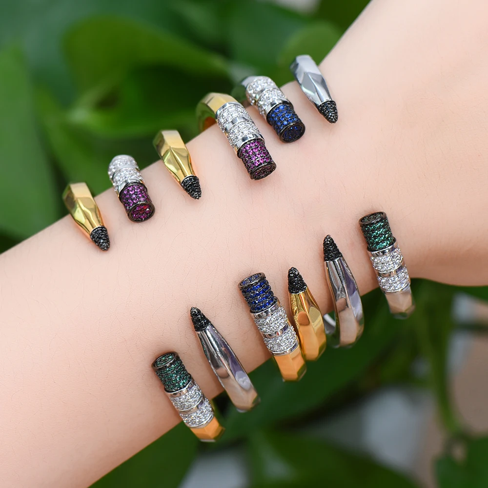 GODKI Trendy Pencil Designs Bangle Cuff For Women Wedding Full Cubic Zircon Crystal CZ Dubai Silver Color Party Bracelet 2026 GODKI Trendy Pencil Designs Bangle Cuff For Women Wedding Full Cubic Zircon Crystal CZ Dubai Silver Color Party Bracelet 2026