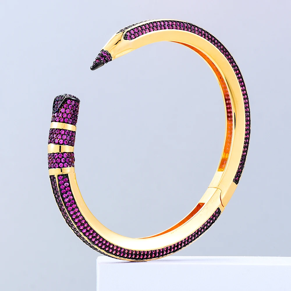 GODKI Trendy Pencil Designs Bangle Cuff For Women Wedding Full Cubic Zircon Crystal CZ Dubai Silver Color Party Bracelet 2026 GODKI Trendy Pencil Designs Bangle Cuff For Women Wedding Full Cubic Zircon Crystal CZ Dubai Silver Color Party Bracelet 2026