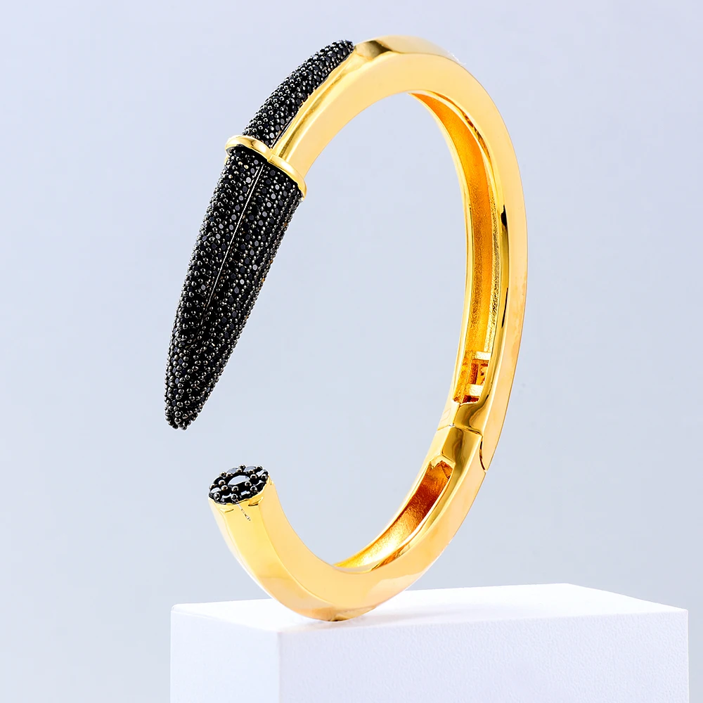 GODKI Trendy Pencil Designs Bangle Cuff For Women Wedding Full Cubic Zircon Crystal CZ Dubai Silver Color Party Bracelet 2026 GODKI Trendy Pencil Designs Bangle Cuff For Women Wedding Full Cubic Zircon Crystal CZ Dubai Silver Color Party Bracelet 2026