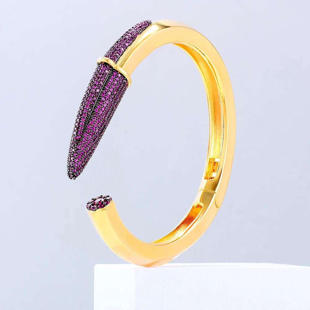 GODKI Trendy Pencil Designs Bangle Cuff For Women Wedding Full Cubic Zircon Crystal CZ Dubai Silver Color Party Bracelet 2026 GODKI Trendy Pencil Designs Bangle Cuff For Women Wedding Full Cubic Zircon Crystal CZ Dubai Silver Color Party Bracelet 2026