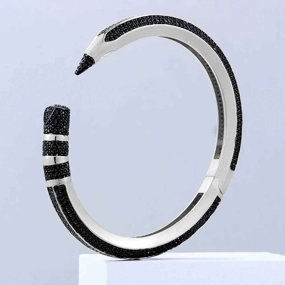 GODKI Trendy Pencil Designs Bangle Cuff For Women Wedding Full Cubic Zircon Crystal CZ Dubai Silver Color Party Bracelet 2026 GODKI Trendy Pencil Designs Bangle Cuff For Women Wedding Full Cubic Zircon Crystal CZ Dubai Silver Color Party Bracelet 2026