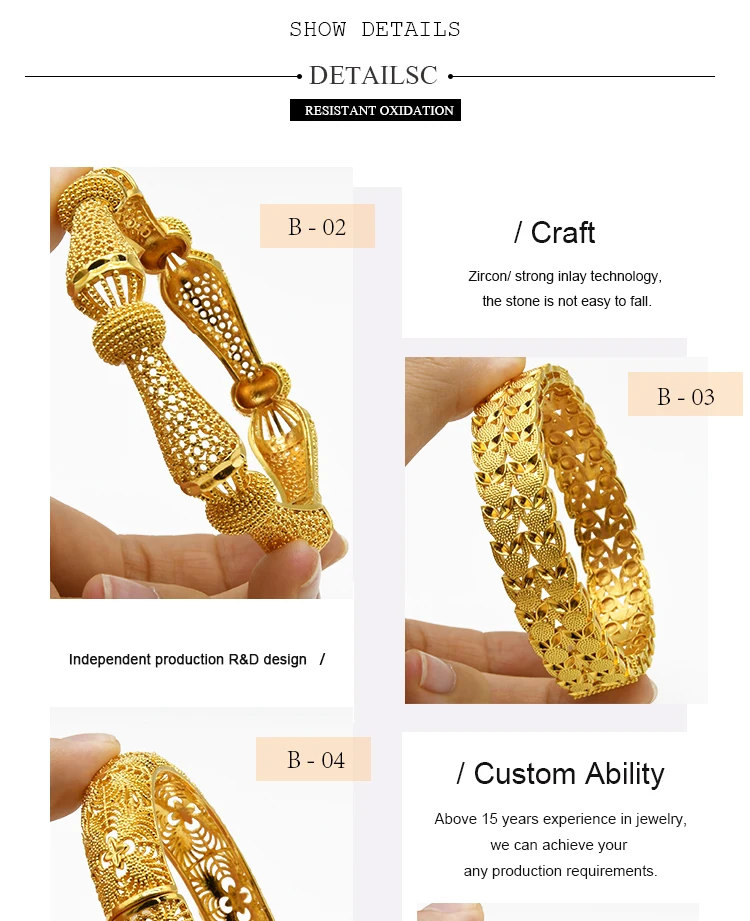ANIID Women Charm Bracelet Bangle 24K Gold Color Jewelry Dubai Flower Bangle Brand African Designer Ethiopian Hawaiian Jewelry
