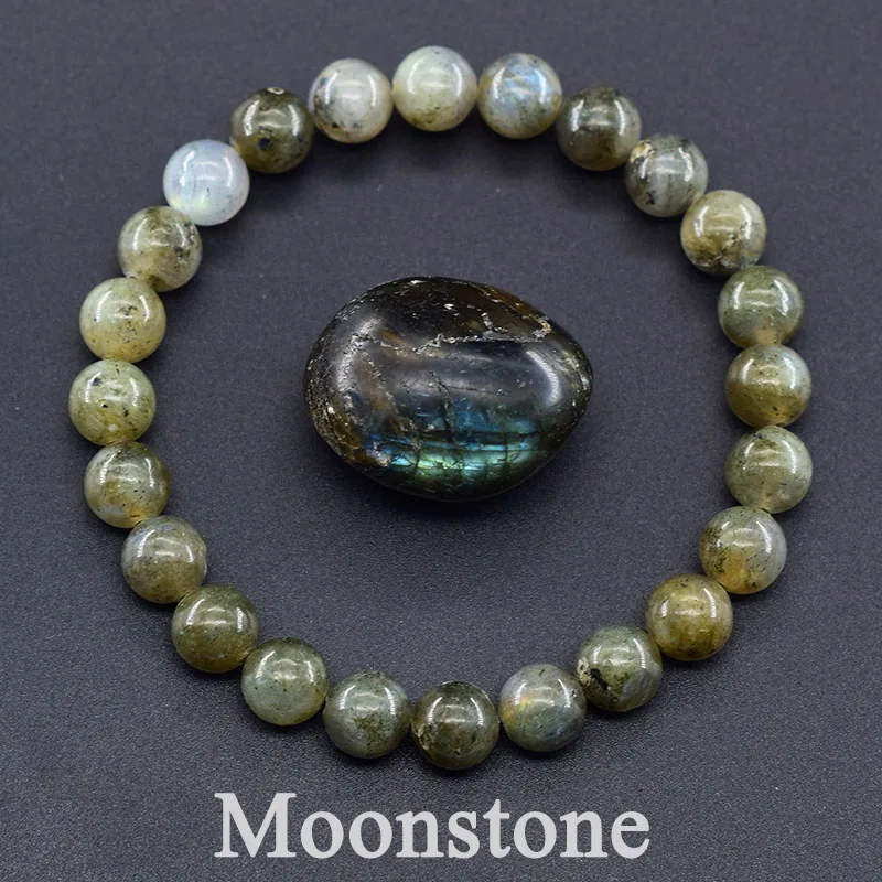 Indian Agate Bead Women Bracelet Made of Natrual Stone Colorful Crystal Agate Strand Bracelet Energy Healing Yoga Jewelry Gift