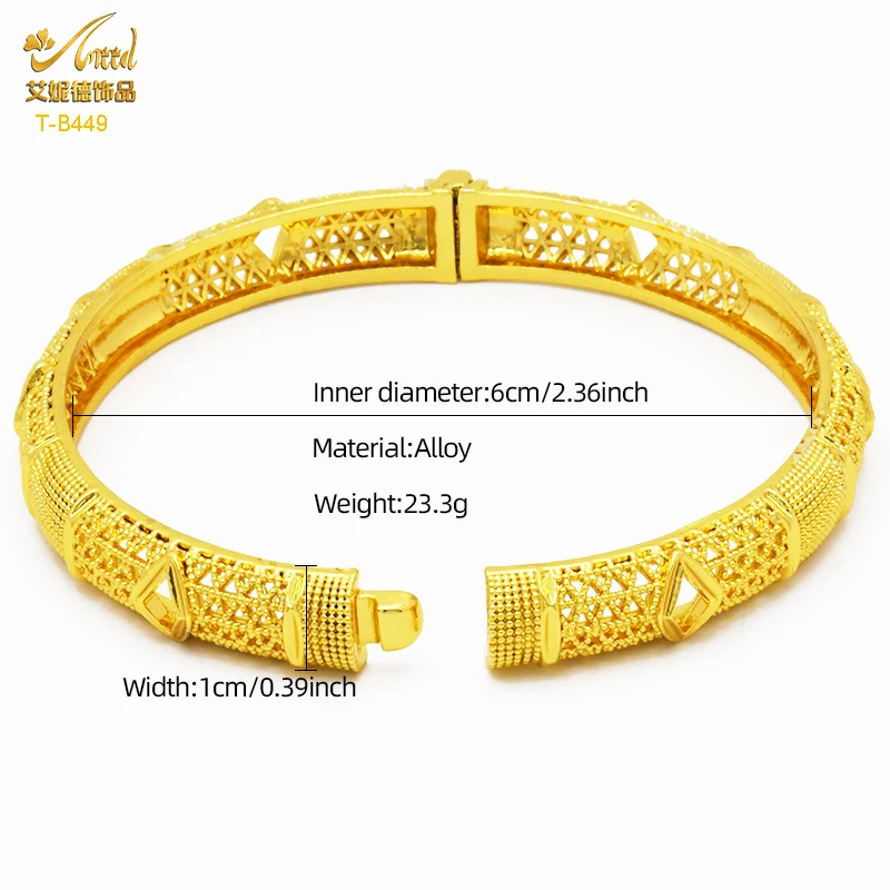 ANIID Luxury Dubai Gold Color Bangles For Women 24K Gold Plated Indian African Bracelets Charm Wedding Ethiopian Arabic Jewelry ANIID Luxury Dubai Gold Color Bangles For Women 24K Gold Plated Indian African Bracelets Charm Wedding Ethiopian Arabic Jewelry