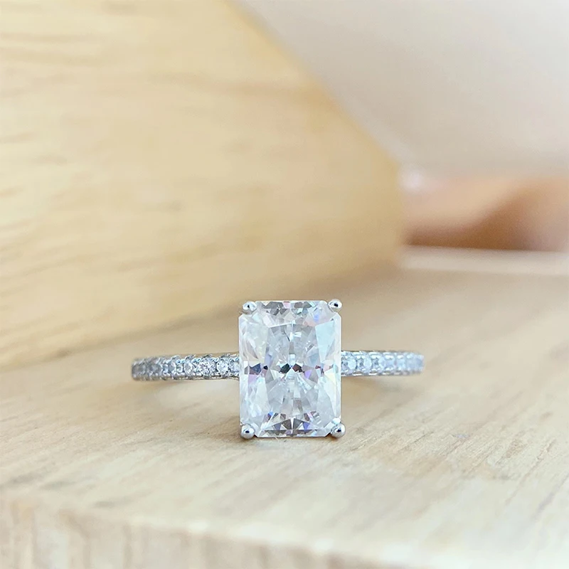 DJMAX 1-3Carat Oval/Radiant Cut D Color Moissanite Ring for Woman Original 925 Sterling Silver Engagement Wedding Ring 2025 DJMAX 1-3Carat Oval/Radiant Cut D Color Moissanite Ring for Woman Original 925 Sterling Silver Engagement Wedding Ring 2025