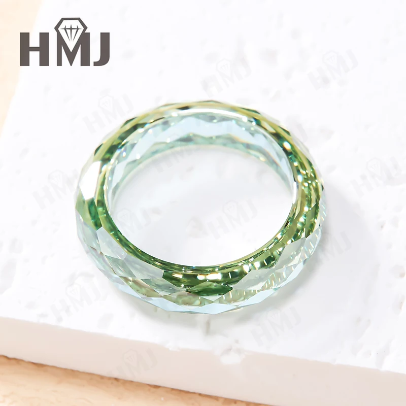 All Moissanite Ring Plain Band Green&Champagne&White&Black Anniversary Birthday Gift Charms Elegant Premium Jewelry Gifts Simple All Moissanite Ring Plain Band Green&Champagne&White&Black Anniversary Birthday Gift Charms Elegant Premium Jewelry Gifts Simple