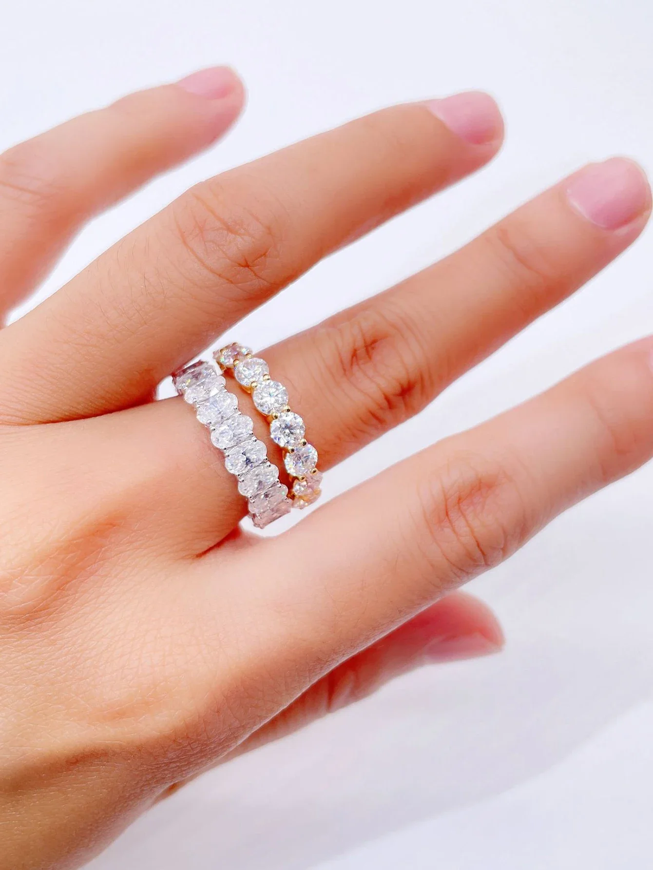 925 Sterling Silver Fashion Original Zircon Oval Ring for Women Gift Engagement Wedding Luxury High Quality Fine Jewelry