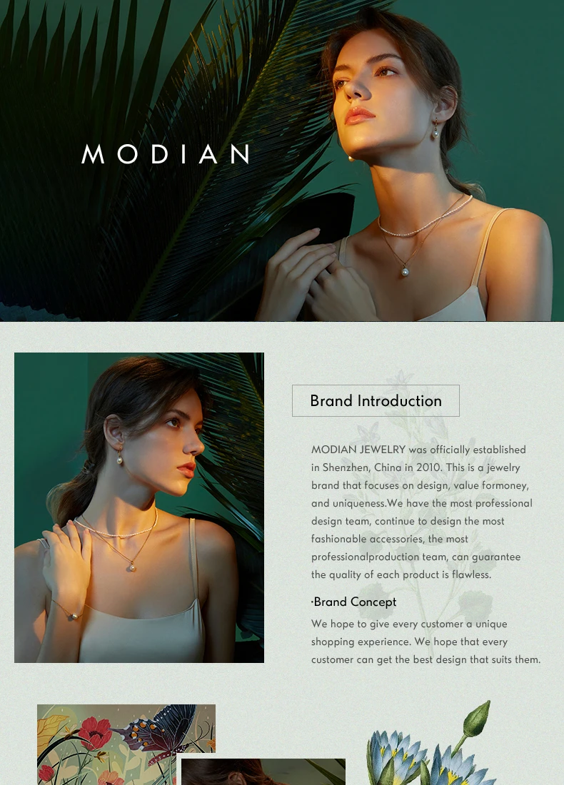 Modian Silver Gold Rose Shining Rings for Women Fashion 100% 925 Sterling Silver Stackable Finger Ring Wedding Statement Jewelry