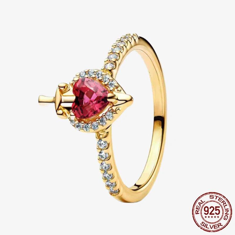 2026 Princess Tiara 925 Sterling Silver Sparkling Butterfly Heart Rings For Women DIY Jewelry,Gift, Wedding Original 2026 Princess Tiara 925 Sterling Silver Sparkling Butterfly Heart Rings For Women DIY Jewelry,Gift, Wedding Original