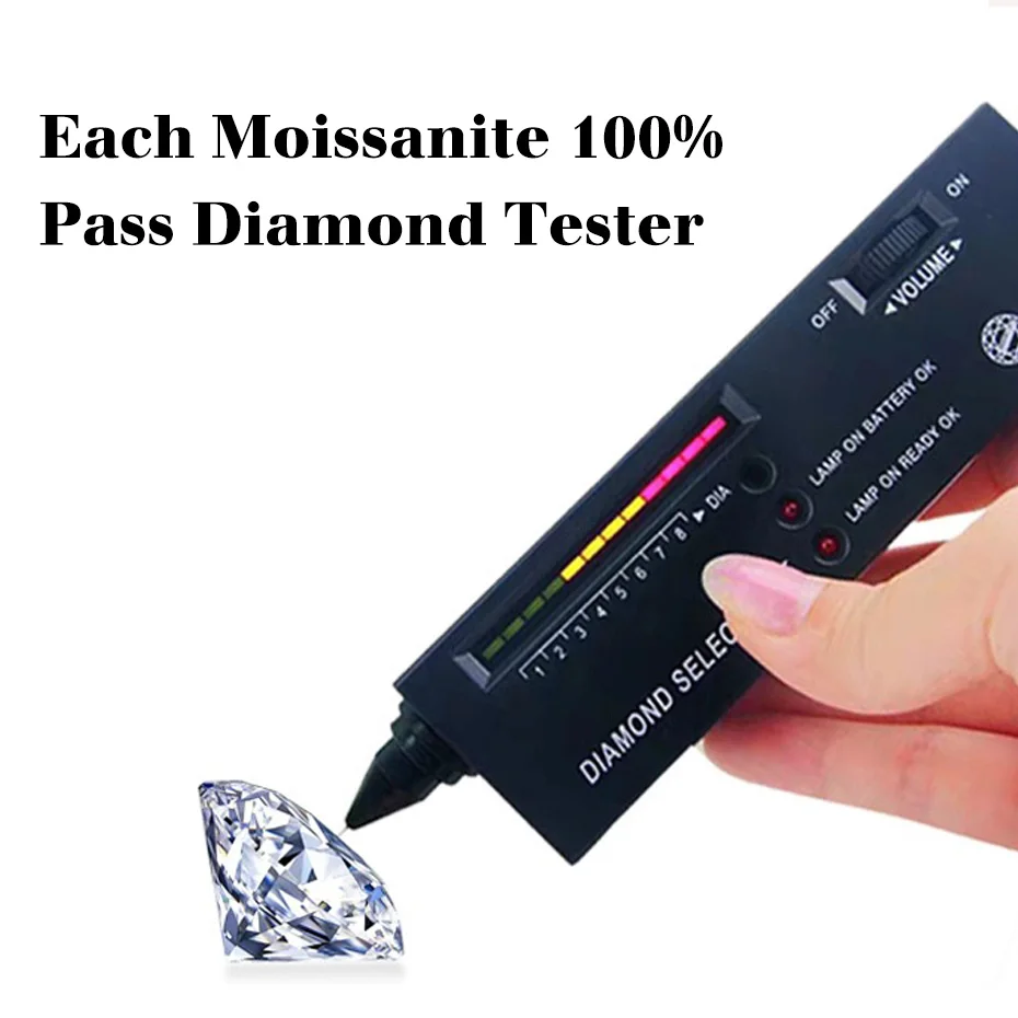 Szjinao 1ct 2ct 3ct 5ct D Color Moissanite Ring Rose Gold For Women Engagement Jewelry With GRA Certificate High Quality Gift