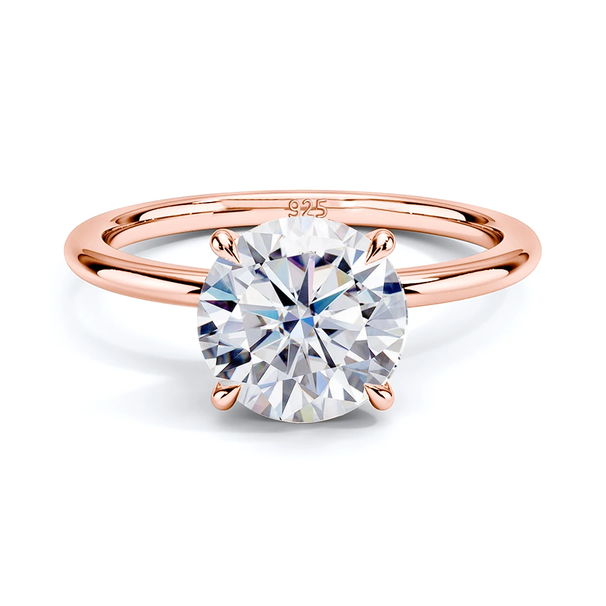 Szjinao 1ct 2ct 3ct 5ct D Color Moissanite Ring Rose Gold For Women Engagement Jewelry With GRA Certificate High Quality Gift Szjinao 1ct 2ct 3ct 5ct D Color Moissanite Ring Rose Gold For Women Engagement Jewelry With GRA Certificate High Quality Gift