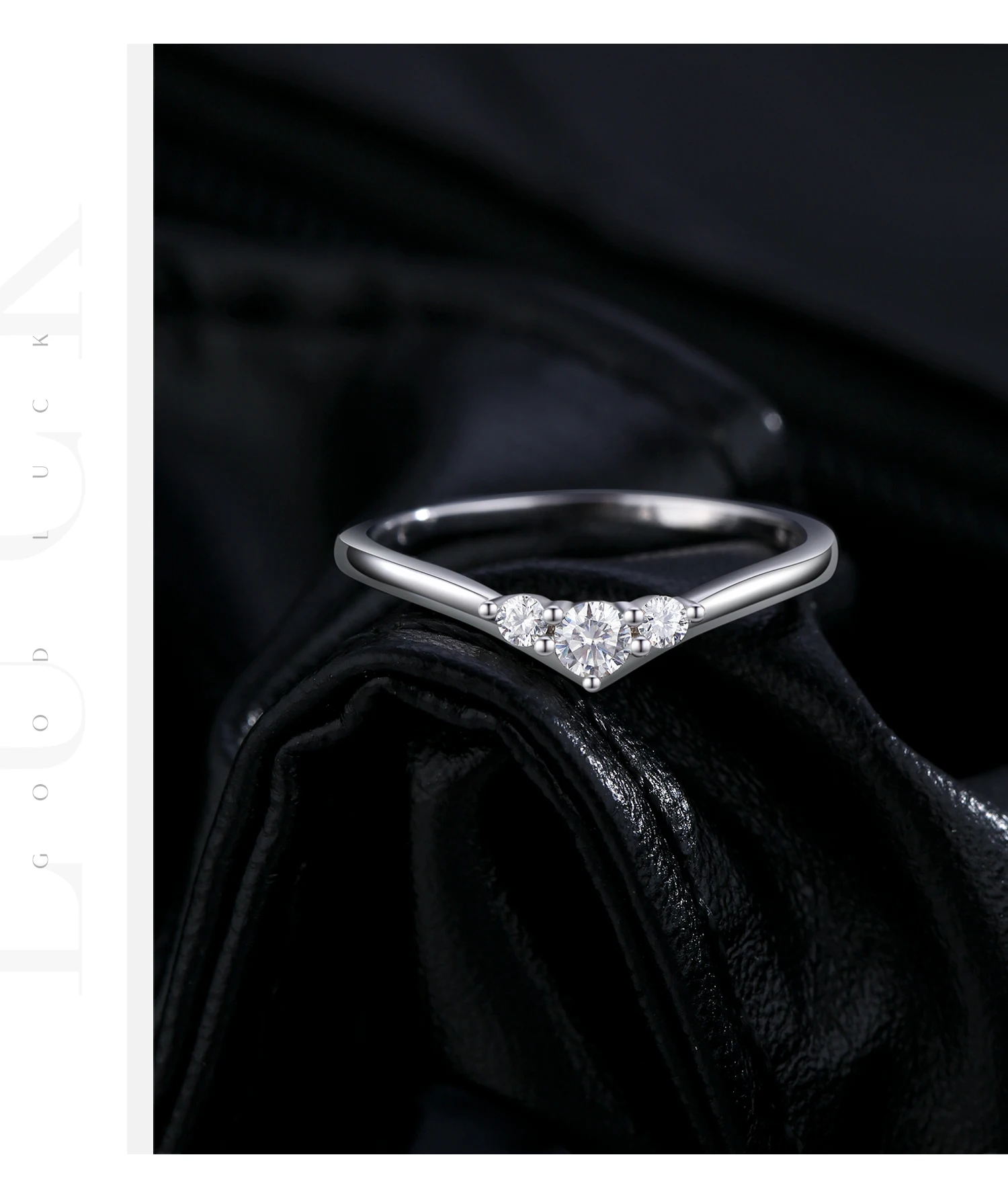 MODIAN Simple Eternity Moissanite Ring 925 Sterling Silver Sparkling Simple Thin Wedding Band Rings For Women Fine Jewelry Gift