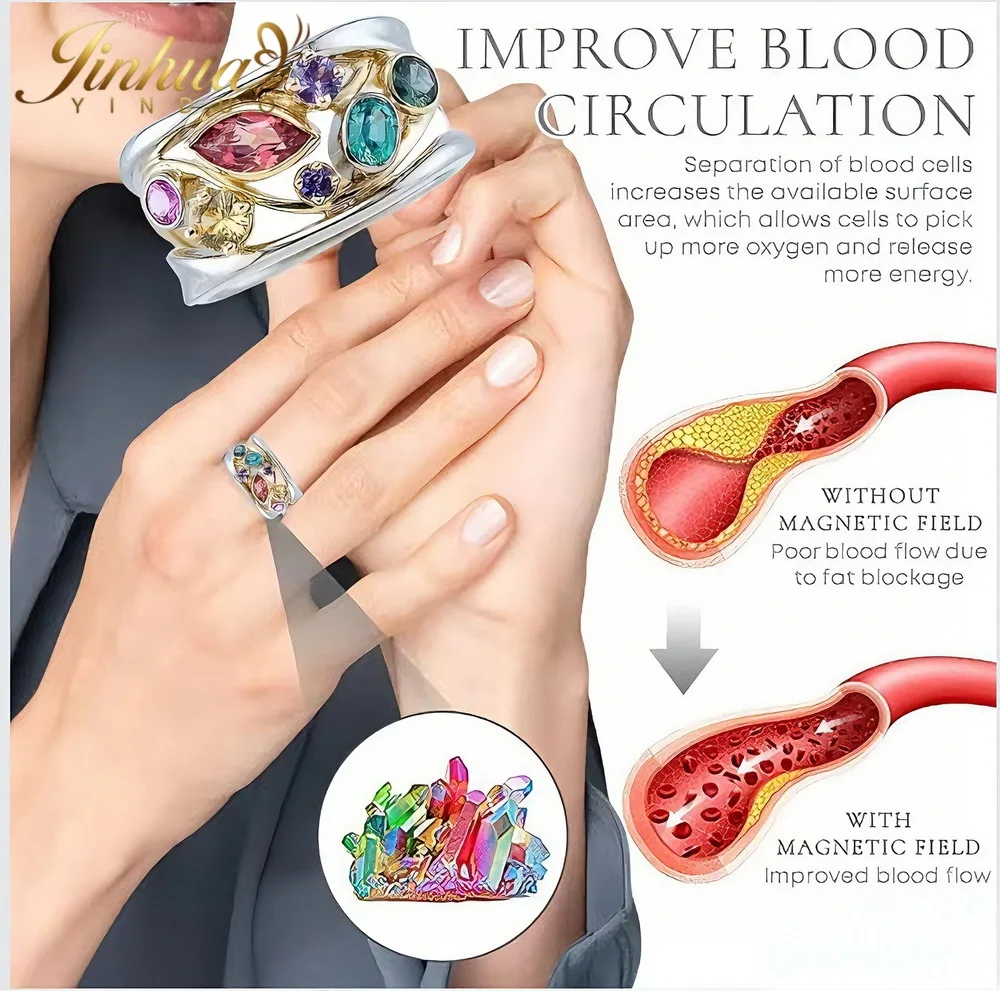 Wellness Jewelry Gift Set 925 Sterling Silver Women Improve Blood Circulation Natural Quartz Stone Bohemian Multicolor Crystals Wellness Jewelry Gift Set 925 Sterling Silver Women Improve Blood Circulation Natural Quartz Stone Bohemian Multicolor Crystals