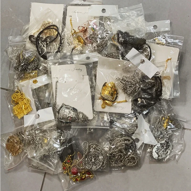 Random 1/10/30/50 Piece Pretty Jewelry Pack Necklace Earrings Rings Bracelets Pendant Women Beautiful Gift