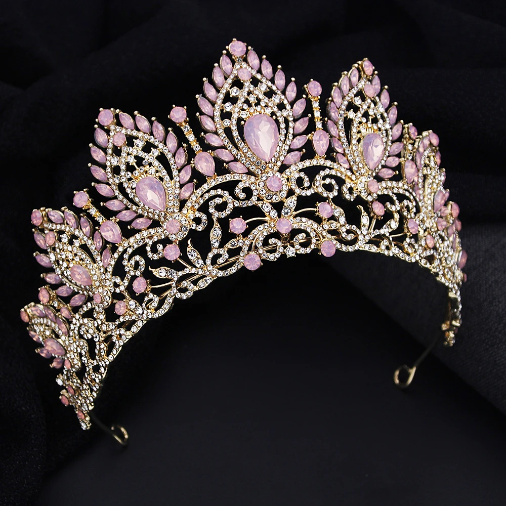 Princess Queen Bride Jewelry Sets for Women Tiaras Necklace Earrings Set Prom Wedding Crown Sets Party Birthday Gifts