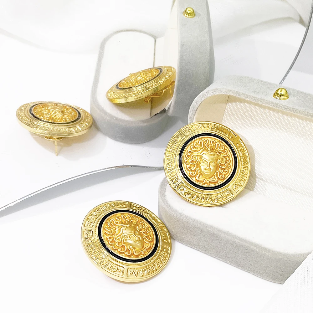 Hip Hop Jewelry Set Fashion Lion Heads Necklaces Cuban Link Bracelet Earring Ring For Women Cocktail Party Jewelry Gifts 2026