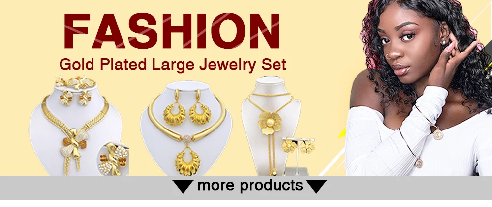 GZJPEI Luxury 18K Gold Plated Jewelry Set Layered Petal Design Nigeria Brazilian Wedding Jewelry For Mother & Friends Best Gifts
