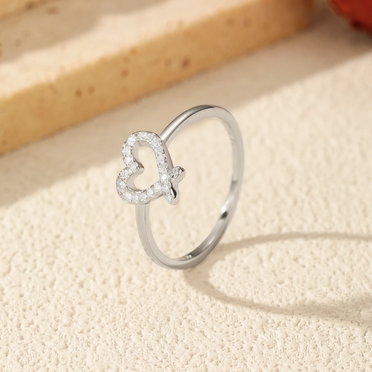 MODIAN Sparkle Moissanite Sets 925 Sterling Silver Sweet Irregular Heart Earrings Ring Bracelet Necklace For Women Jewelry Sets MODIAN Sparkle Moissanite Sets 925 Sterling Silver Sweet Irregular Heart Earrings Ring Bracelet Necklace For Women Jewelry Sets