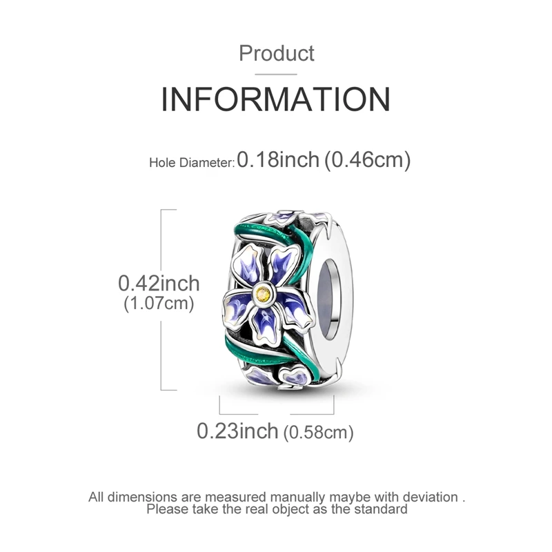 Original 925 Sterling Silver Irises Series Earrings Open Ring Bracelet Pendant Necklace For Women Jewelry Set Anniversary Gift