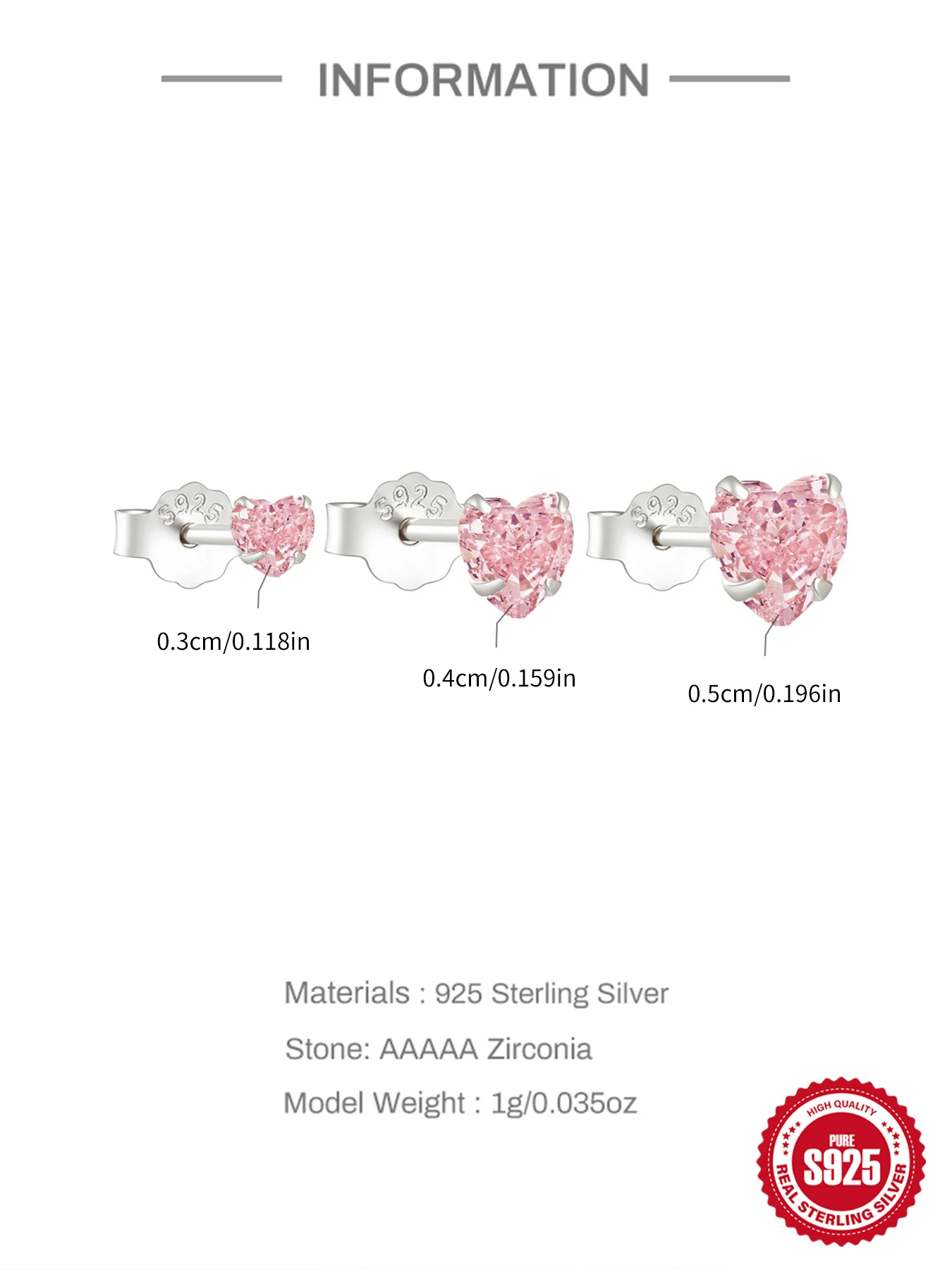 CANNER 925 Sterling Silver Rivet  Zircon Flat Head Ear Bone Piercing For Women Geometric Horse Eyes Party Jewelry Birthday Gifts