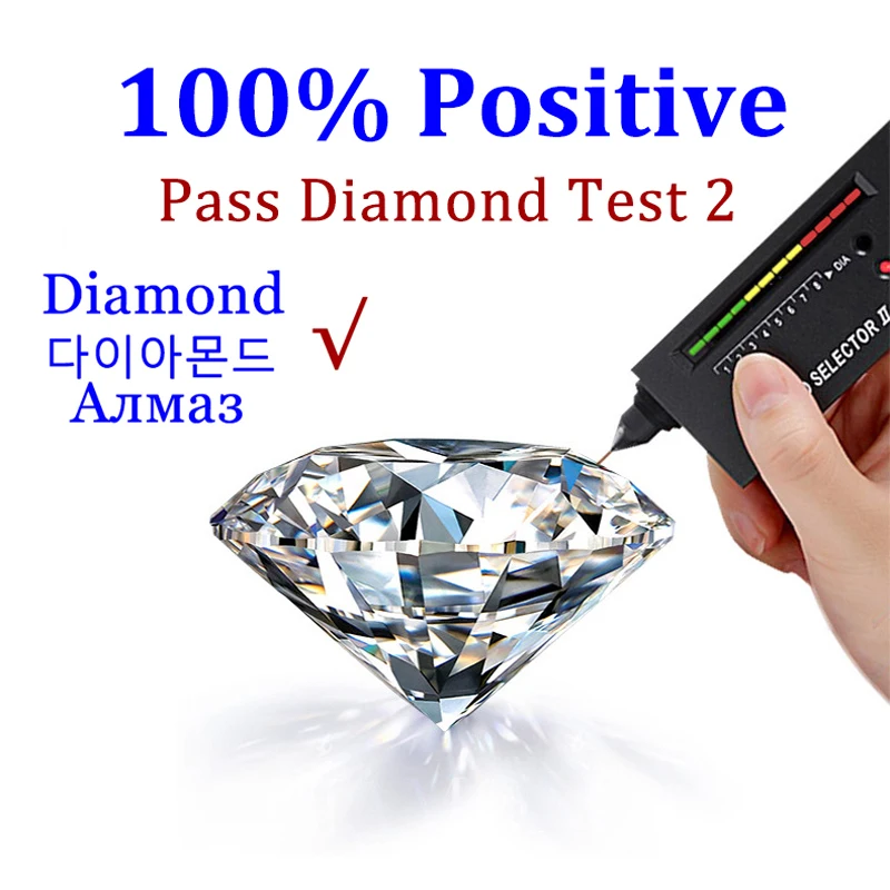 Various Shapes Women's Moissanite Necklace Original 925 Sterling Silver Jewelry Fashion Moissanite Diamond Necklace for Women