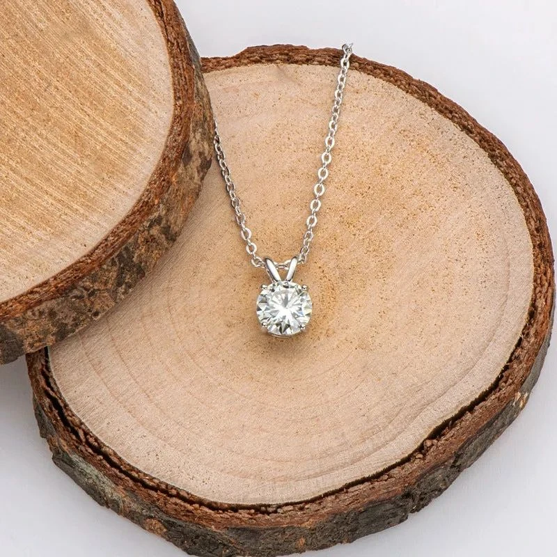 Various Shapes Women’s Moissanite Necklace Original 925 Sterling Silver Jewelry Fashion Moissanite Diamond Necklace for Women Various Shapes Women's Moissanite Necklace Original 925 Sterling Silver Jewelry Fashion Moissanite Diamond Necklace for Women