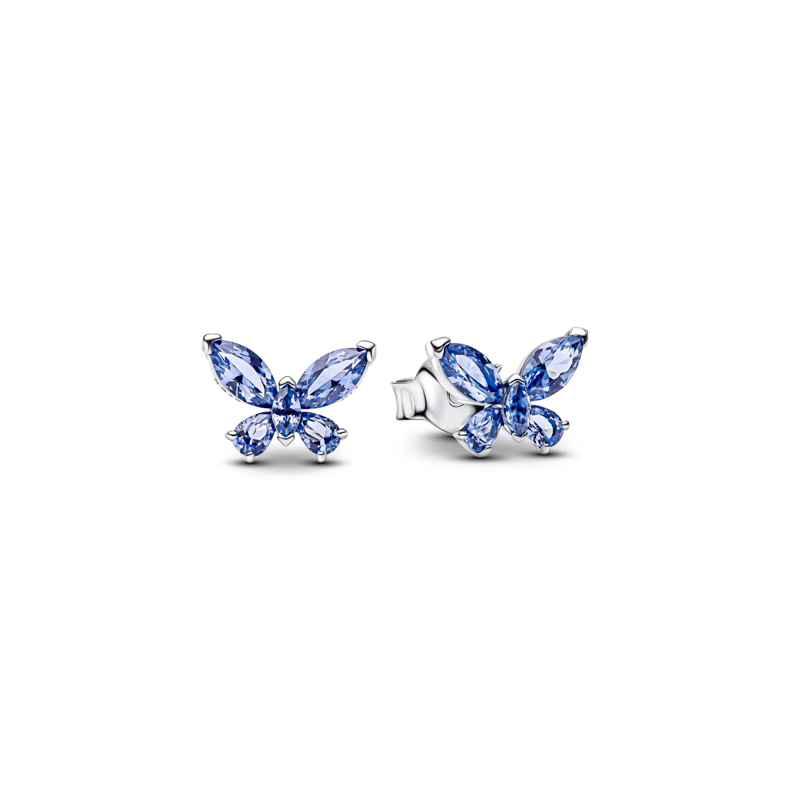 Hot sale 925 Pure Silver moon butterfly peach heart pendant necklace earrings women's fashion jewellery perfect Christmas gifts