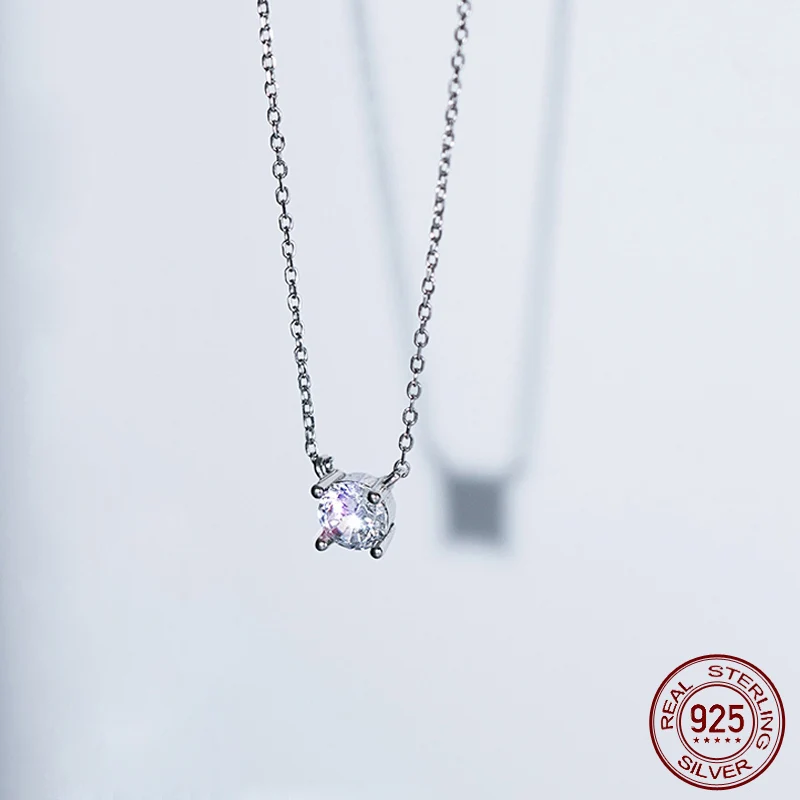 La Monada 38+4.8cm Silver Necklace For Women Fine Silver 925 Jewelry Fashion Neck Minimalist Pendants 925 Silver Chains Woman La Monada 38+4.8cm Silver Necklace For Women Fine Silver 925 Jewelry Fashion Neck Minimalist Pendants 925 Silver Chains Woman