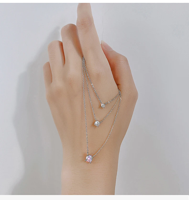 La Monada 38+4.8cm Silver Necklace For Women Fine Silver 925 Jewelry Fashion Neck Minimalist Pendants 925 Silver Chains Woman La Monada 38+4.8cm Silver Necklace For Women Fine Silver 925 Jewelry Fashion Neck Minimalist Pendants 925 Silver Chains Woman