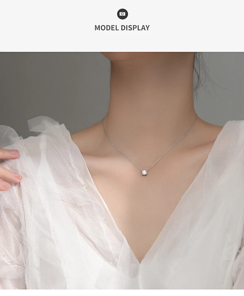 La Monada 38+4.8cm Silver Necklace For Women Fine Silver 925 Jewelry Fashion Neck Minimalist Pendants 925 Silver Chains Woman La Monada 38+4.8cm Silver Necklace For Women Fine Silver 925 Jewelry Fashion Neck Minimalist Pendants 925 Silver Chains Woman