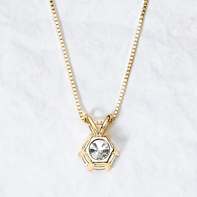 Lnngy Certified 0.5ct–5ct Moissanite Necklace Sparkling Solitaire Lab-Grown Diamond Pendant Necklaces for Women Daily Jewelry Lnngy Certified 0.5ct–5ct Moissanite Necklace Sparkling Solitaire Lab-Grown Diamond Pendant Necklaces for Women Daily Jewelry