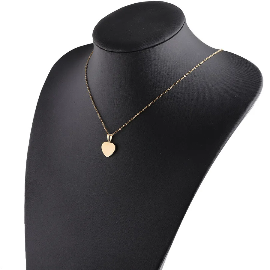 New Arrival Love Heart Pendant Necklace Mirror Polished Stainless Steel Chain Necklace For Women Gift 10Piece/lot New Arrival Love Heart Pendant Necklace Mirror Polished Stainless Steel Chain Necklace For Women Gift 10Piece/lot