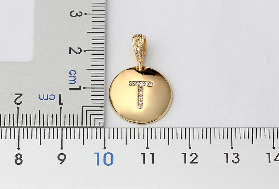 Women's Crystal Initial Necklace