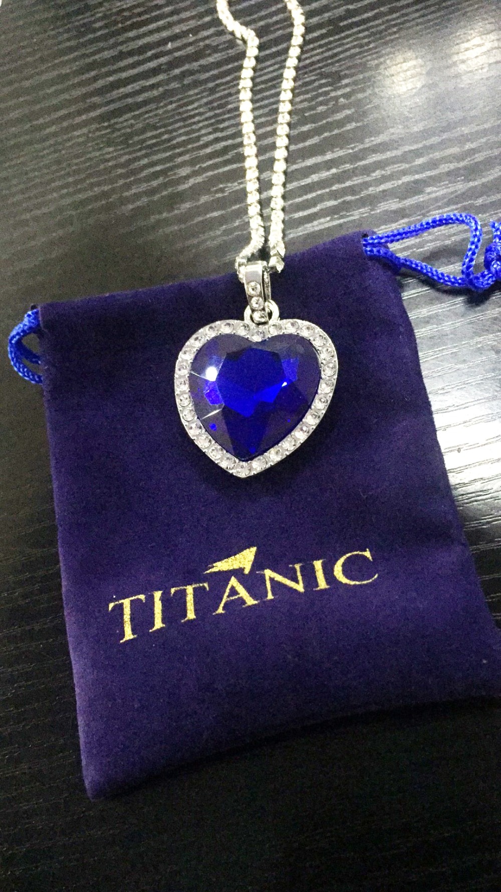 Women's Heart of Ocean Style Pendant Necklace Women's Heart of Ocean Style Pendant Necklace