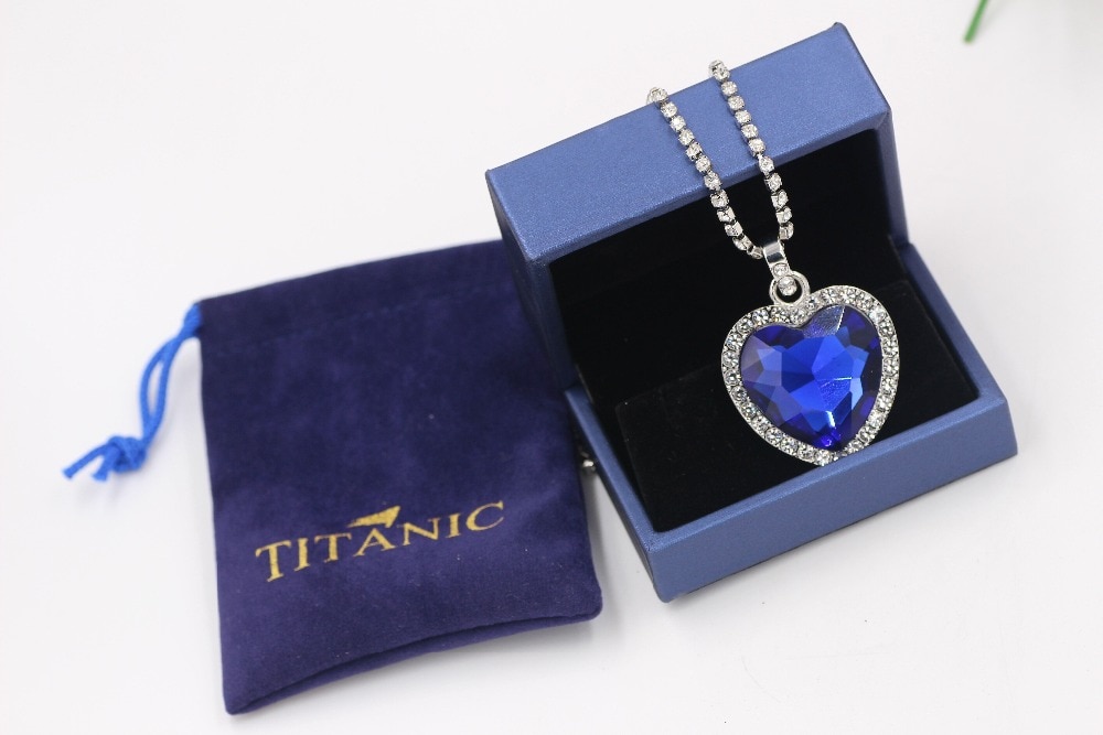 Women's Heart of Ocean Style Pendant Necklace Women's Heart of Ocean Style Pendant Necklace