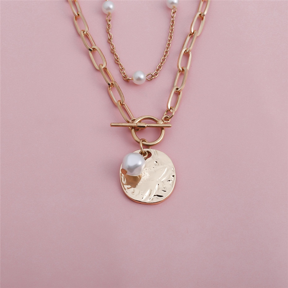 Women's Baroque Pearl Coin Pendant Women's Baroque Pearl Coin Pendant