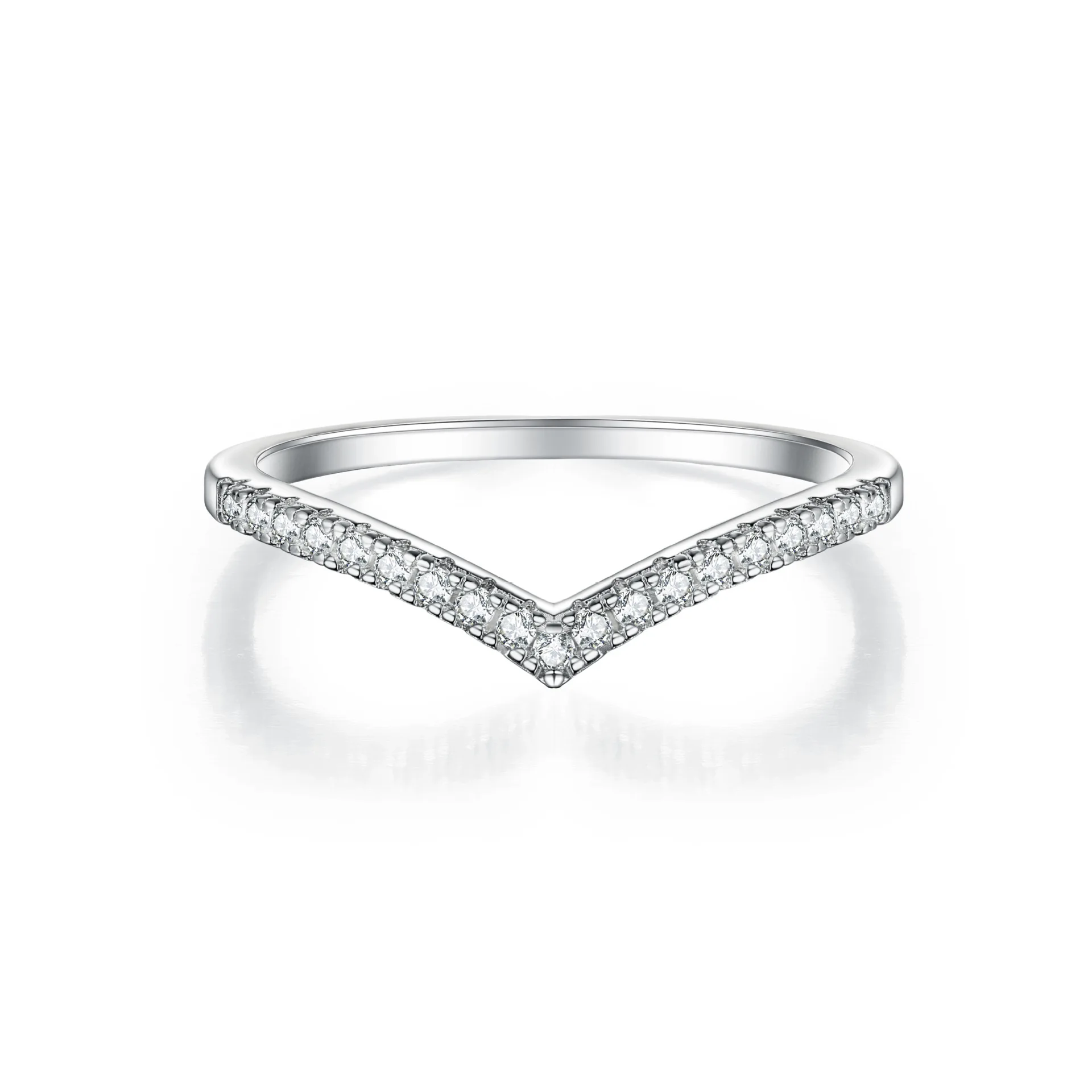 D VVS1 Moissanite Ring 925 Sterling Sliver With GRA Certificate Eternity Band Wedding Engagement Rings For Women And Men