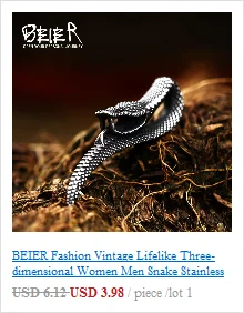 BEIER 316L stainless steel Simple men and women skull rings Fashion Inlaid Red/Blue/Black/white Stone jewelry BR8-907