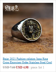 BEIER 316L stainless steel Simple men and women skull rings Fashion Inlaid Red/Blue/Black/white Stone jewelry BR8-907