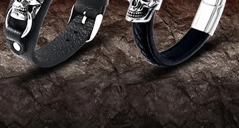 BEIER 316L stainless steel Simple men and women skull rings Fashion Inlaid Red/Blue/Black/white Stone jewelry BR8-907
