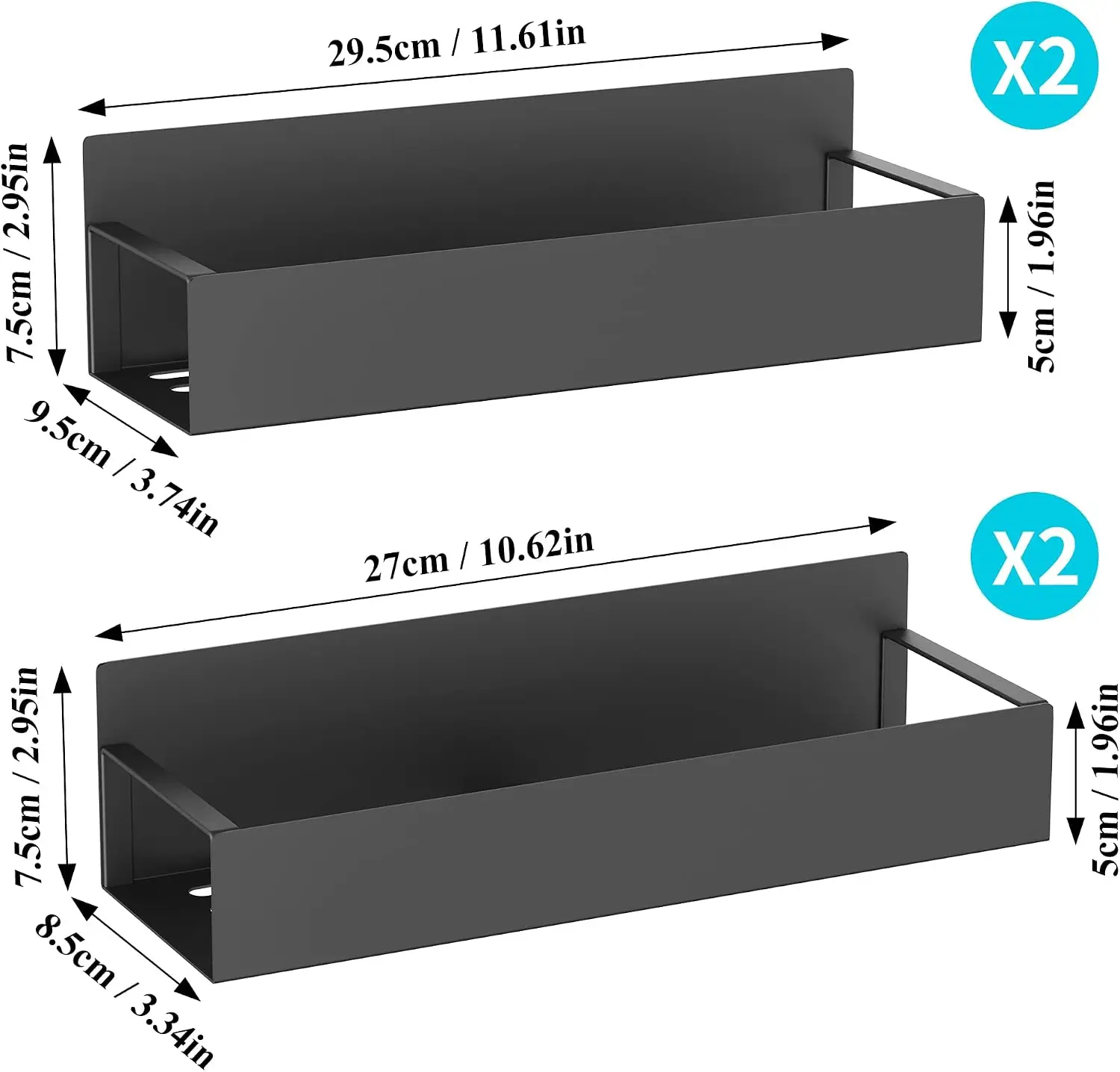 1-4 Pcs Metal Magnetic Spice Rack for Refrigerator Strong Magnet Organizer Shelves Black Spice Storage for Oven Washer and Dryer 1-4 Pcs Metal Magnetic Spice Rack for Refrigerator Strong Magnet Organizer Shelves Black Spice Storage for Oven Washer and Dryer