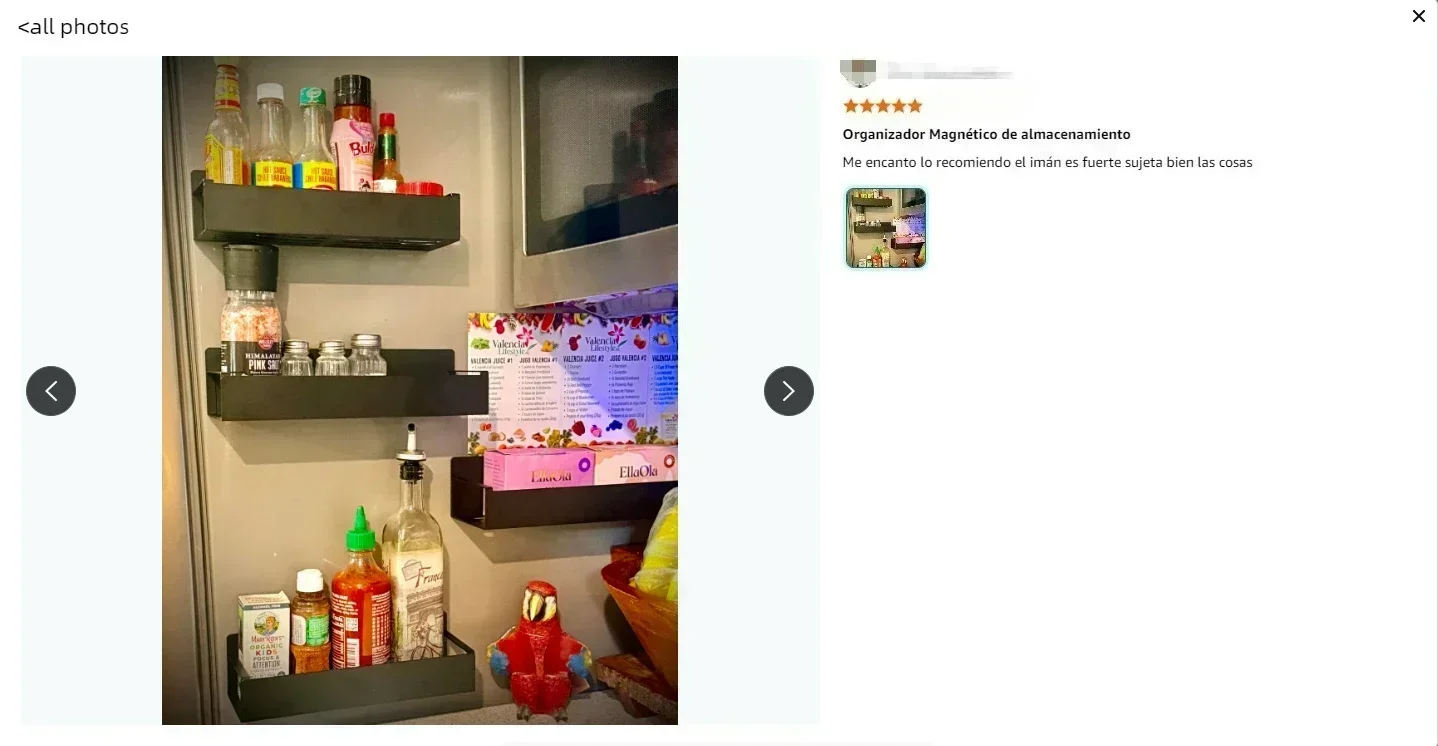 1-4 Pcs Metal Magnetic Spice Rack for Refrigerator Strong Magnet Organizer Shelves Black Spice Storage for Oven Washer and Dryer