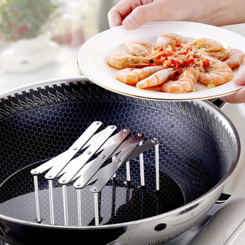 Pot Lid Rack Pan Lid Organizer Retractable Foldable Stainless Steel Plate Dish Holder Shelf Tableware Storage Kitchen Gadgets Pot Lid Rack Pan Lid Organizer Retractable Foldable Stainless Steel Plate Dish Holder Shelf Tableware Storage Kitchen Gadgets