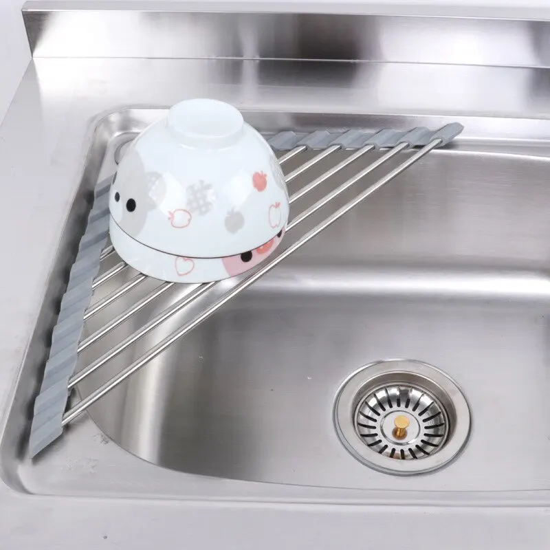 Kitchen Sink Water Filter Rack Foldable Triangular Sink Storage Rack Drain Rack Stainless Steel Storage For Bowls And Chopsticks Kitchen Sink Water Filter Rack Foldable Triangular Sink Storage Rack Drain Rack Stainless Steel Storage For Bowls And Chopsticks