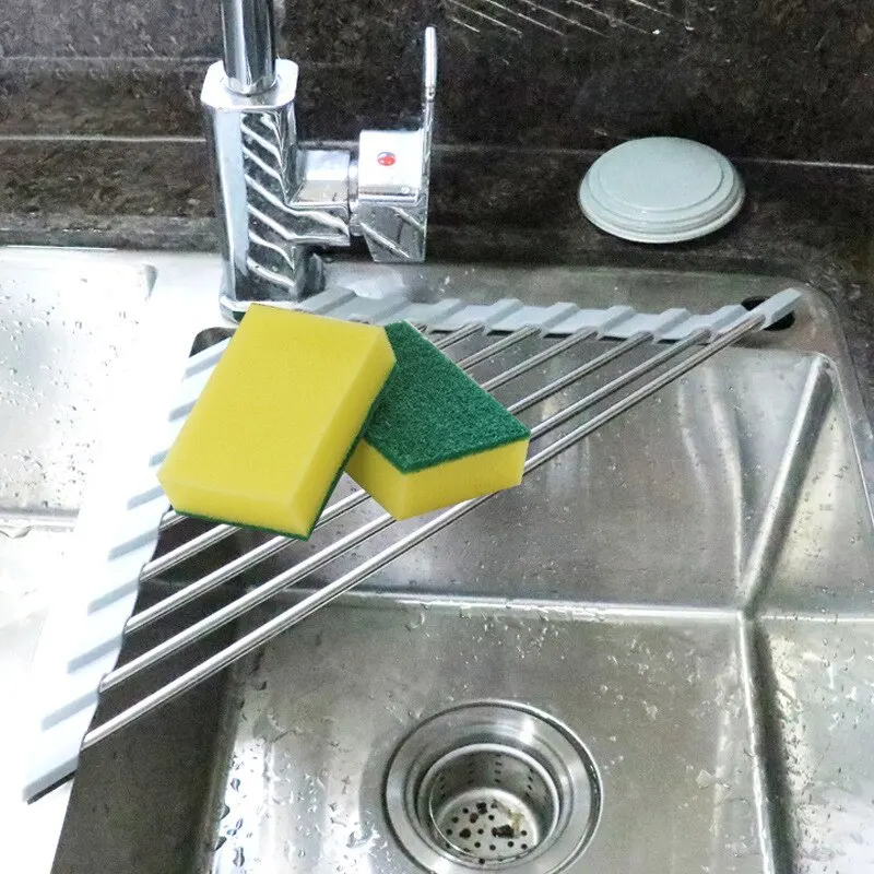 Kitchen Sink Water Filter Rack Foldable Triangular Sink Storage Rack Drain Rack Stainless Steel Storage For Bowls And Chopsticks Kitchen Sink Water Filter Rack Foldable Triangular Sink Storage Rack Drain Rack Stainless Steel Storage For Bowls And Chopsticks