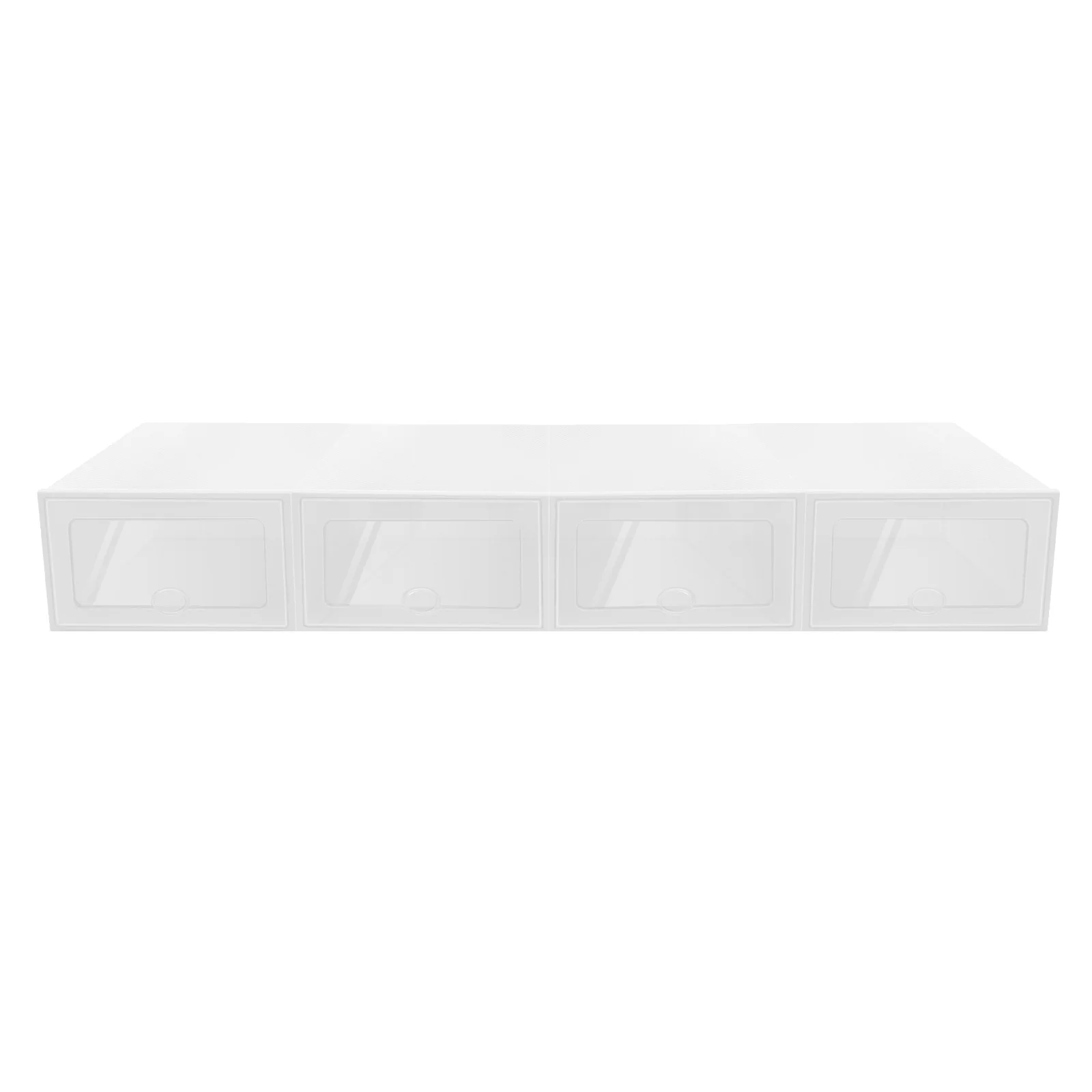 20Pcs Stackable Shoe Storage Box, Foldable Plastic Shoe Organizer with Transparent Door, Dustproof Container for Closet 20Pcs Stackable Shoe Storage Box, Foldable Plastic Shoe Organizer with Transparent Door, Dustproof Container for Closet